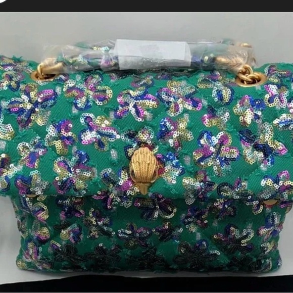 Kurt Geiger Large Shoulder Floral Sequin Women\'s Bag. Brand new.